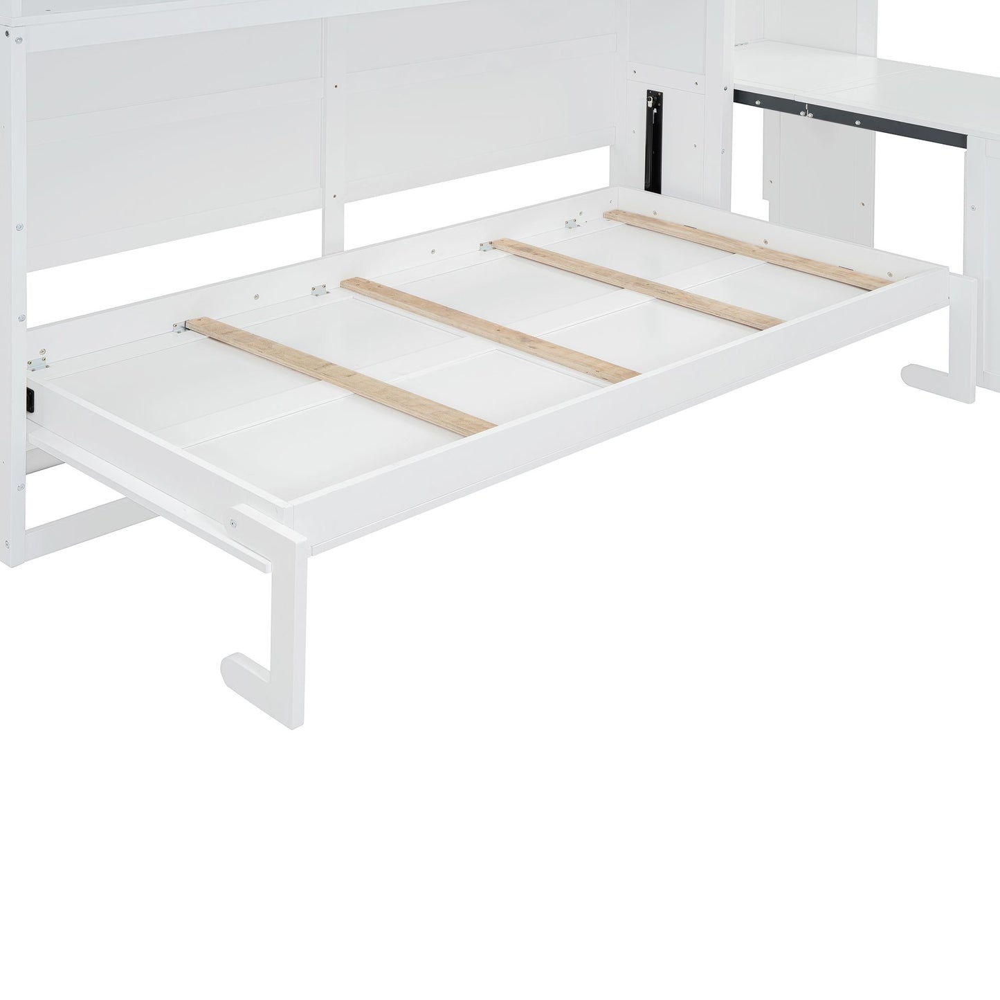 Twin Size Murphy Bed Wall Bed with Closet