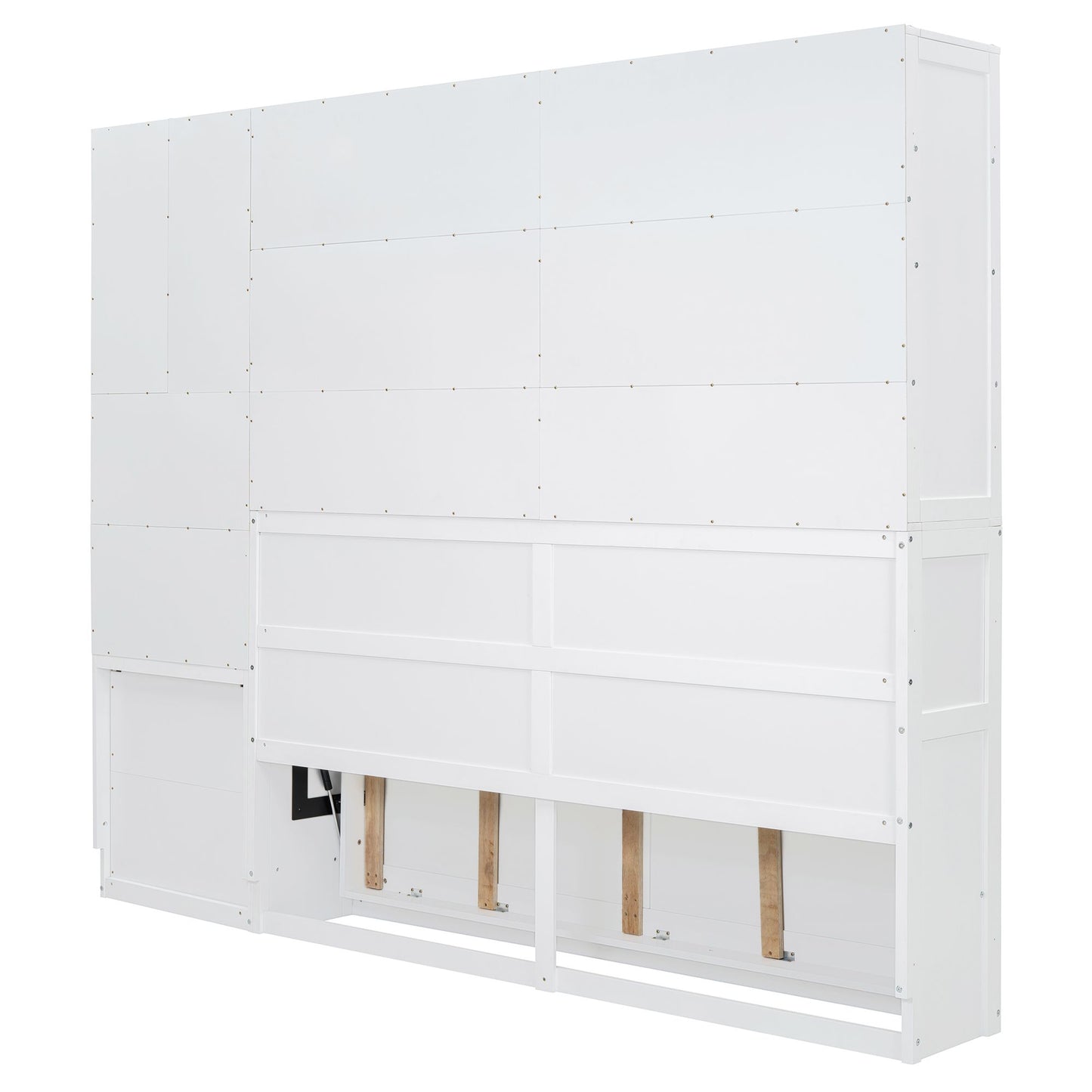 Twin Size Murphy Bed Wall Bed with Closet