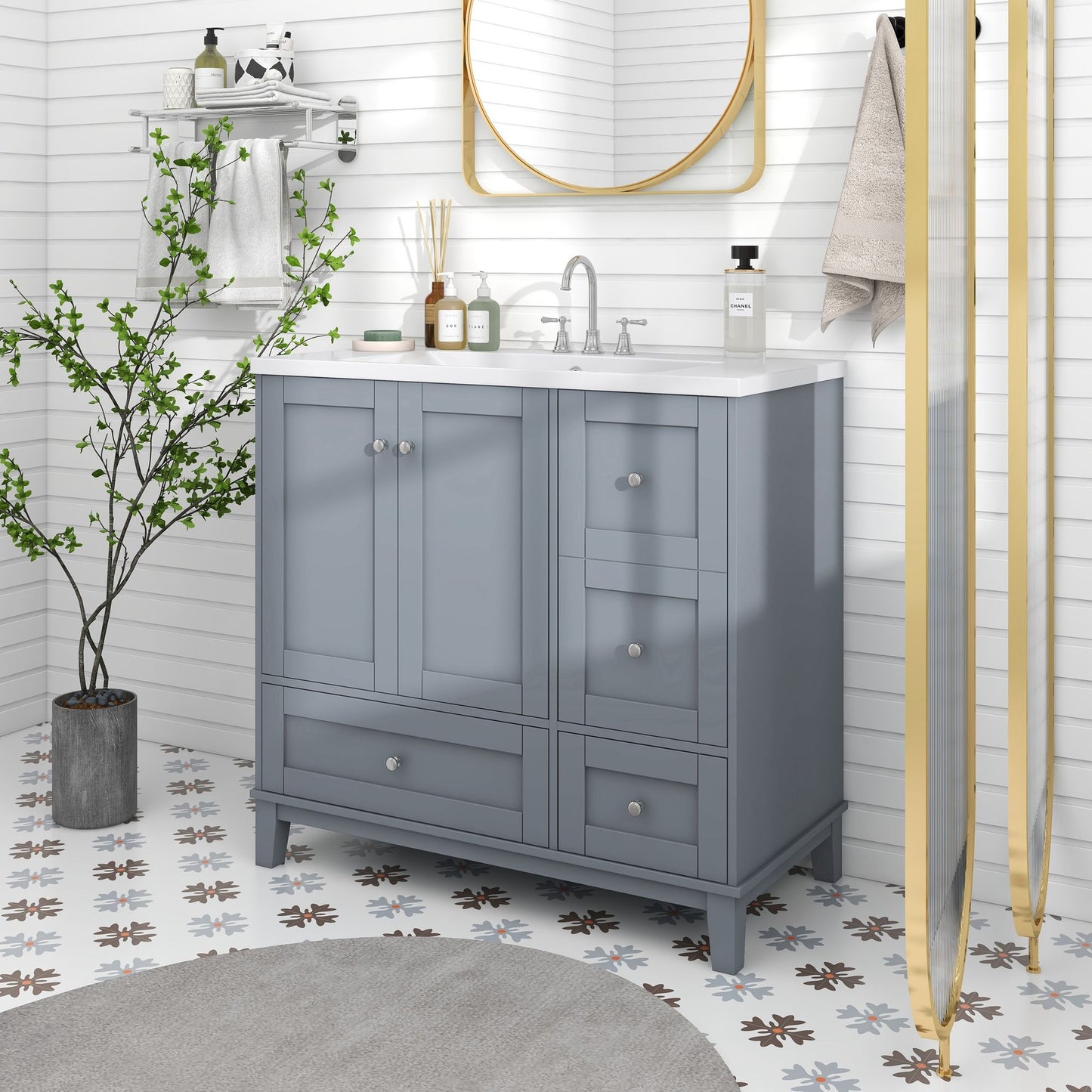 36 Inch Modern Bathroom Vanity