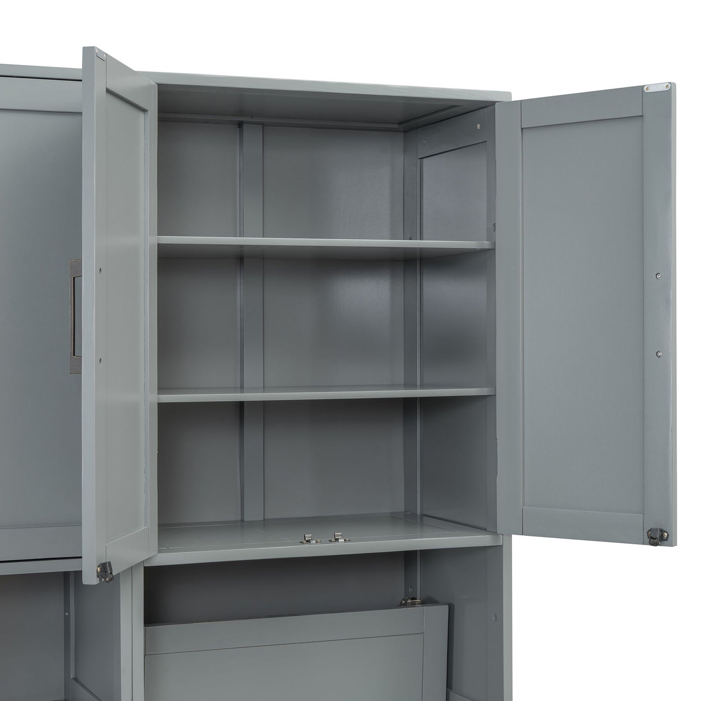 Twin Size Murphy Bed Wall Bed with Closet