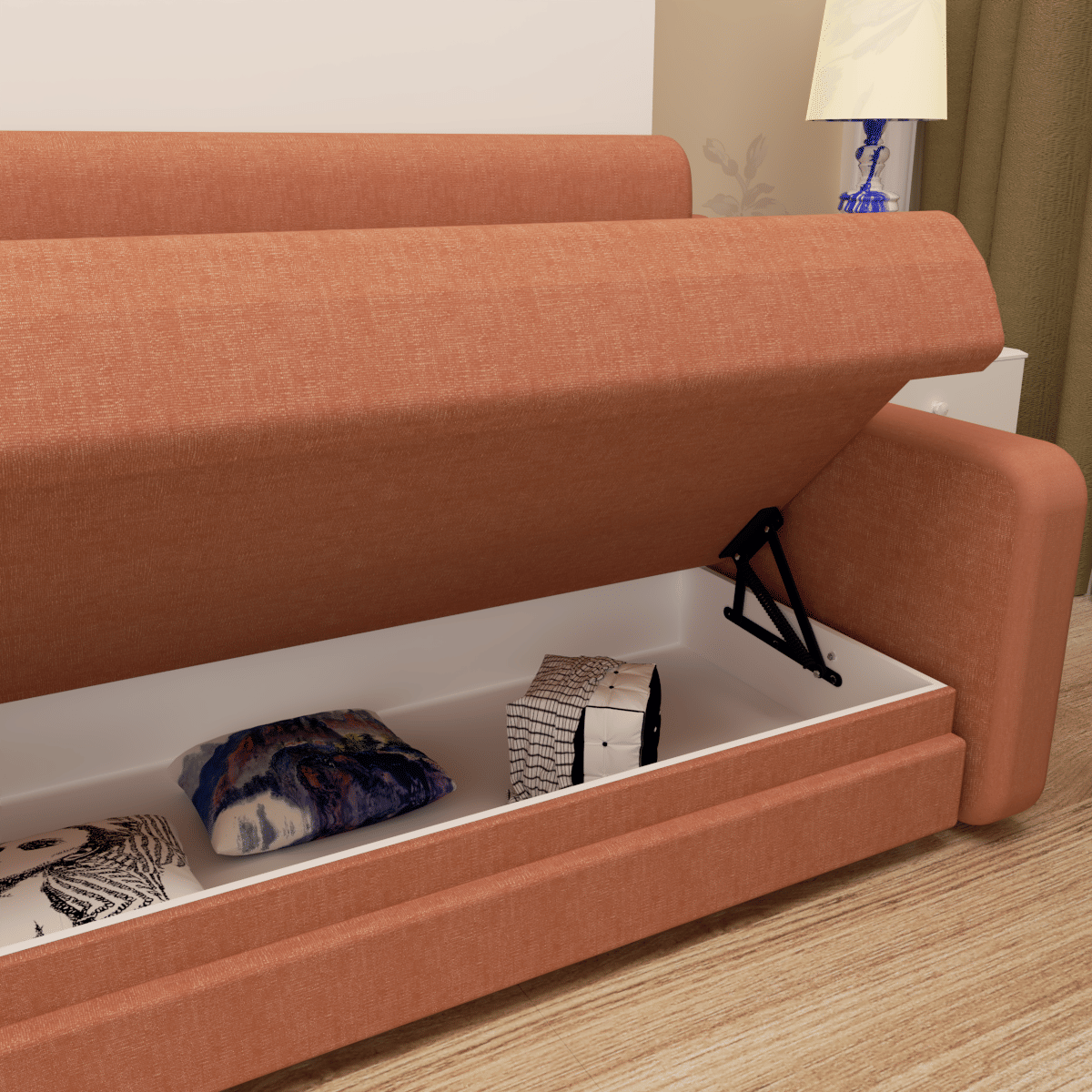 Morden Design Vertical Murphy Bed with Sofa