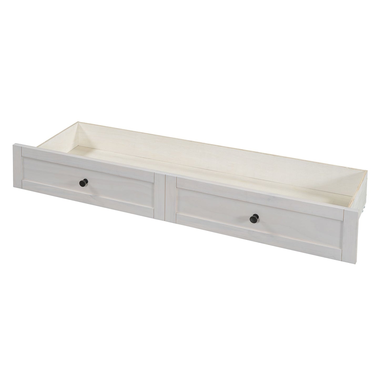 Queen Size Murphy Bed with Large Drawers & USB Ports