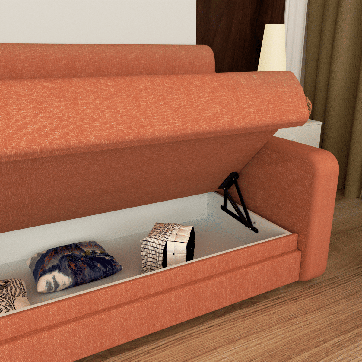 Morden Design Vertical Murphy Bed with Sofa