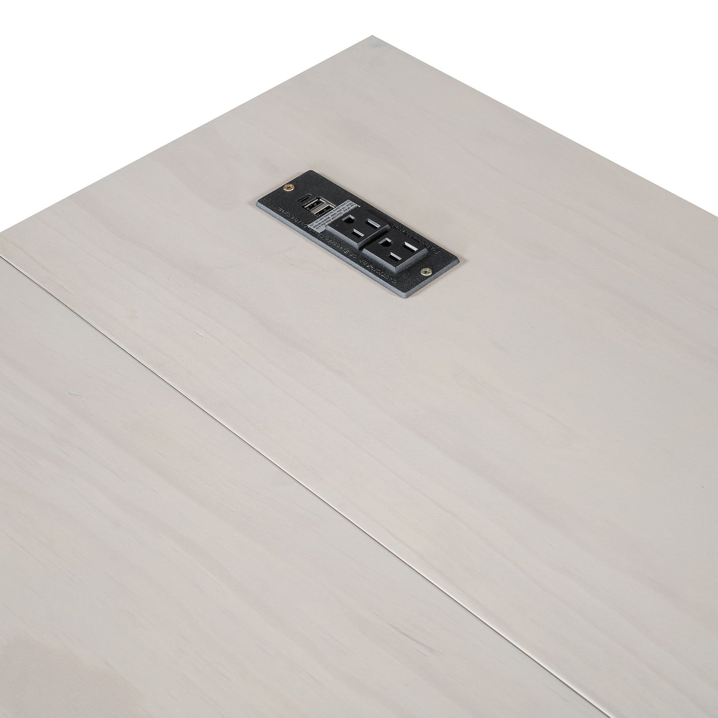 Queen Size Murphy Bed with Large Drawers & USB Ports