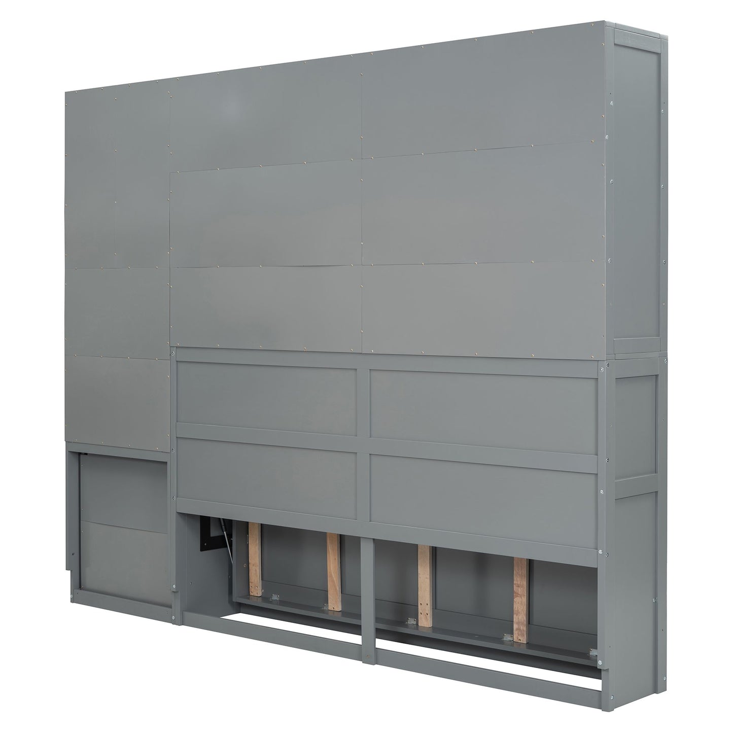 Twin Size Murphy Bed Wall Bed with Closet