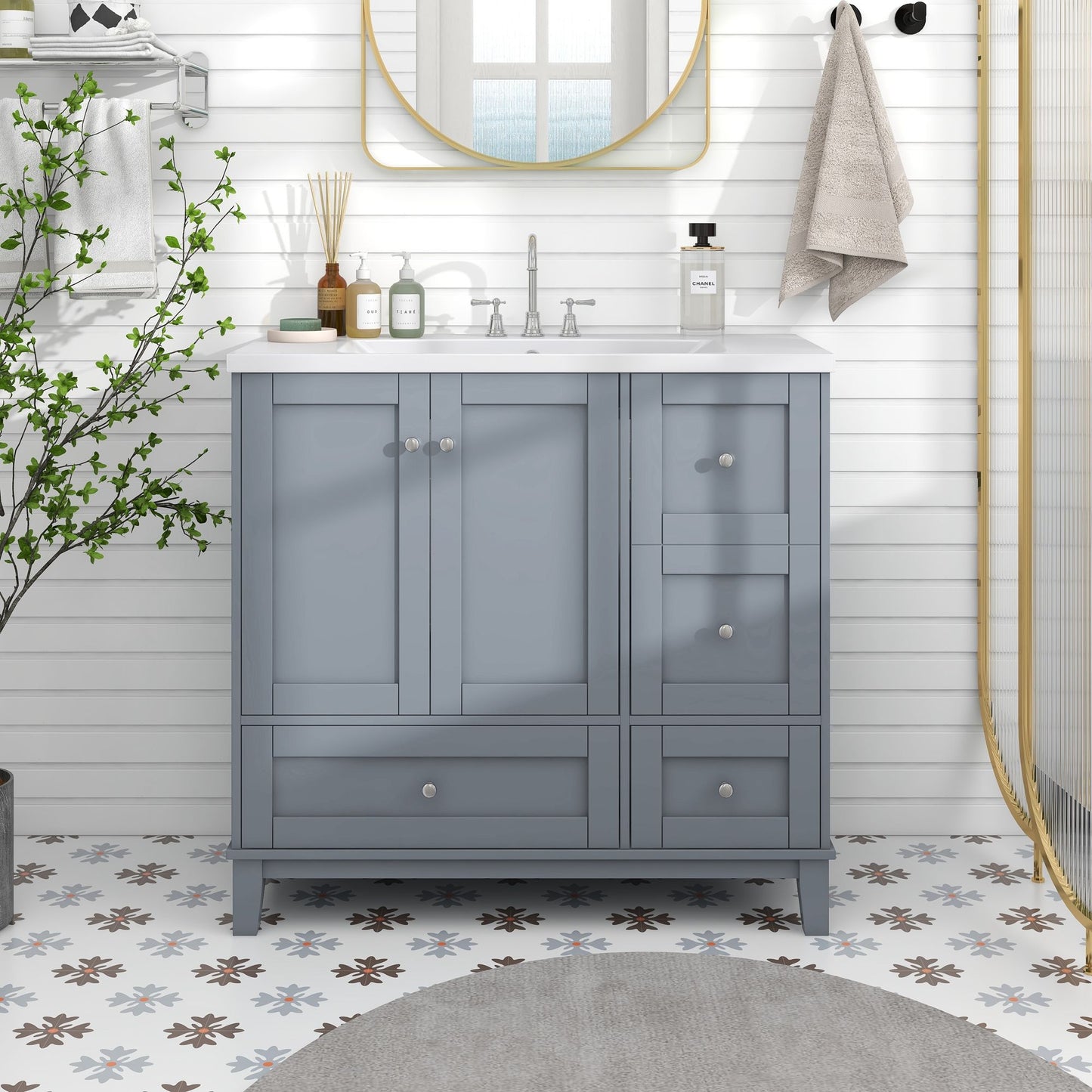 36 Inch Modern Bathroom Vanity