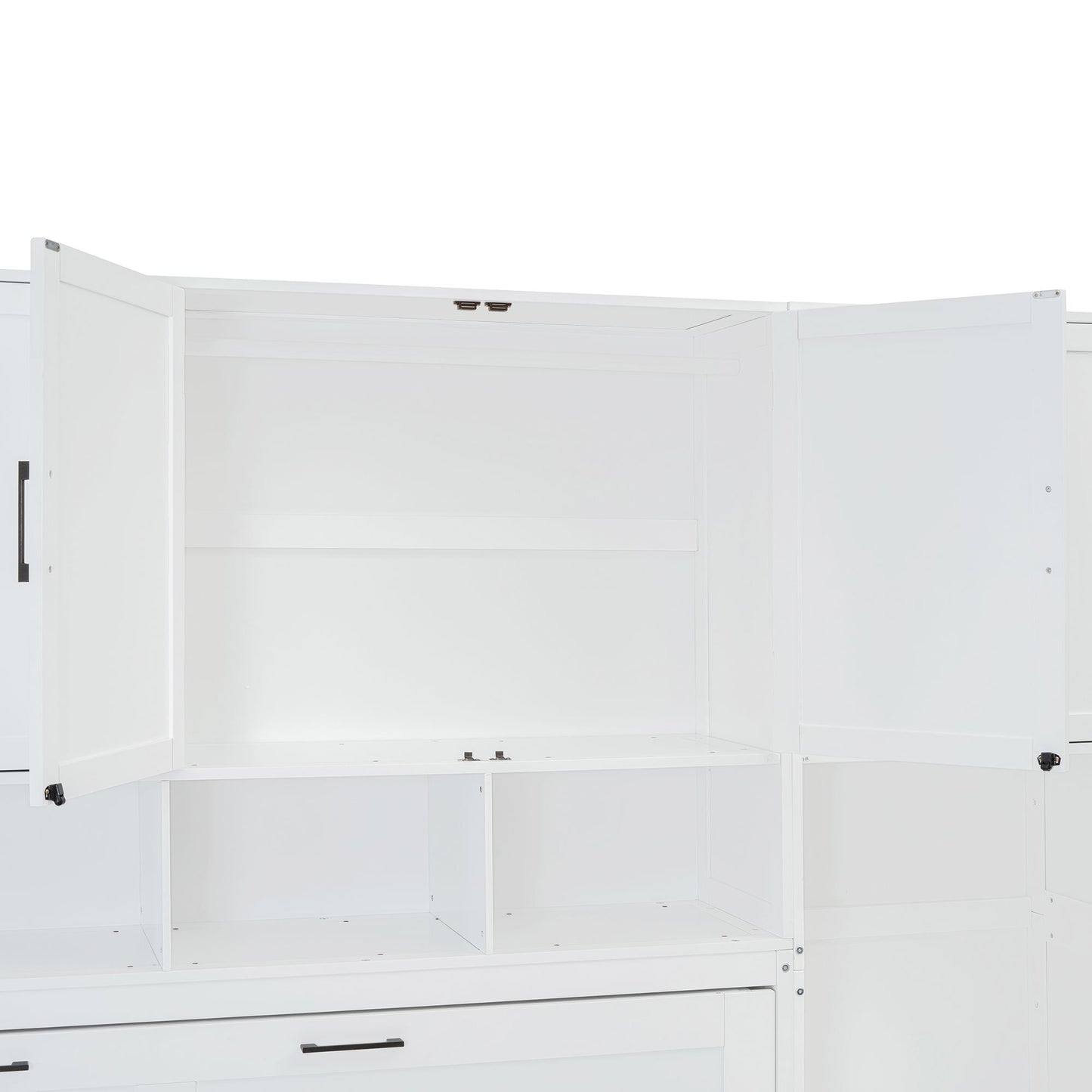 Twin Size Murphy Bed Wall Bed with Closet