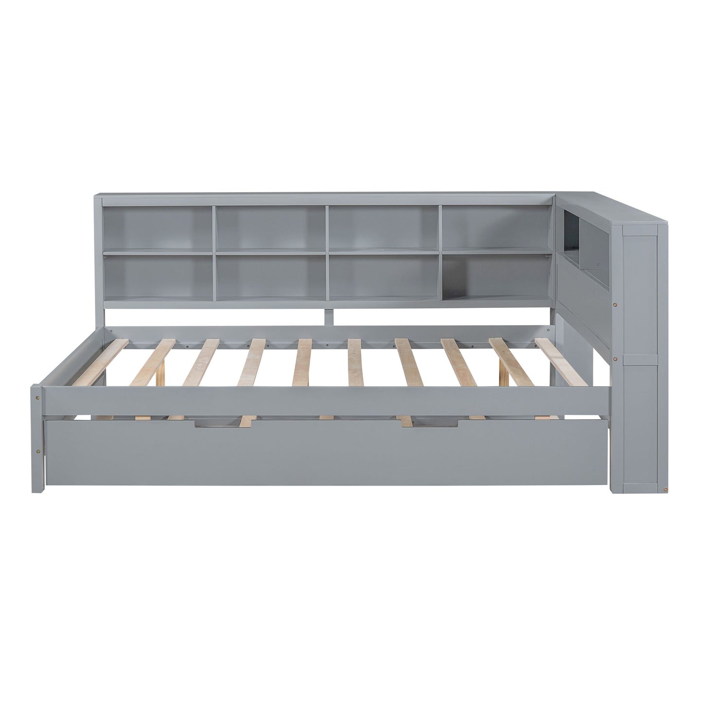 Wooden Full Size DayBed with Twin Size Trundle