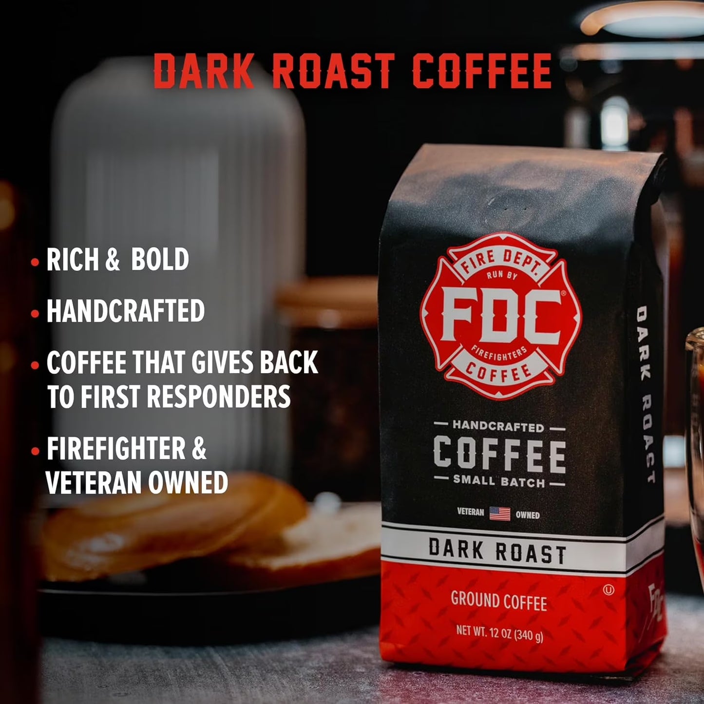 Original Dark Roast Premium Whole Bean Coffee, 12 Oz