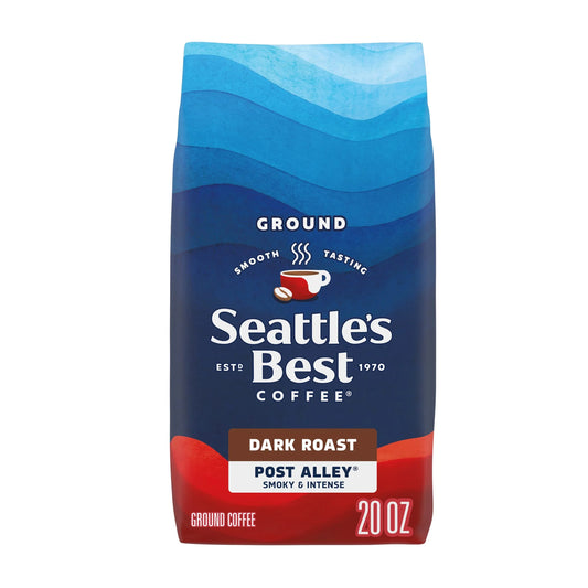 Seattle’S Best Coffee, Post Alley, Dark Roast, Ground Coffee, 100% Arabica, 20 Oz