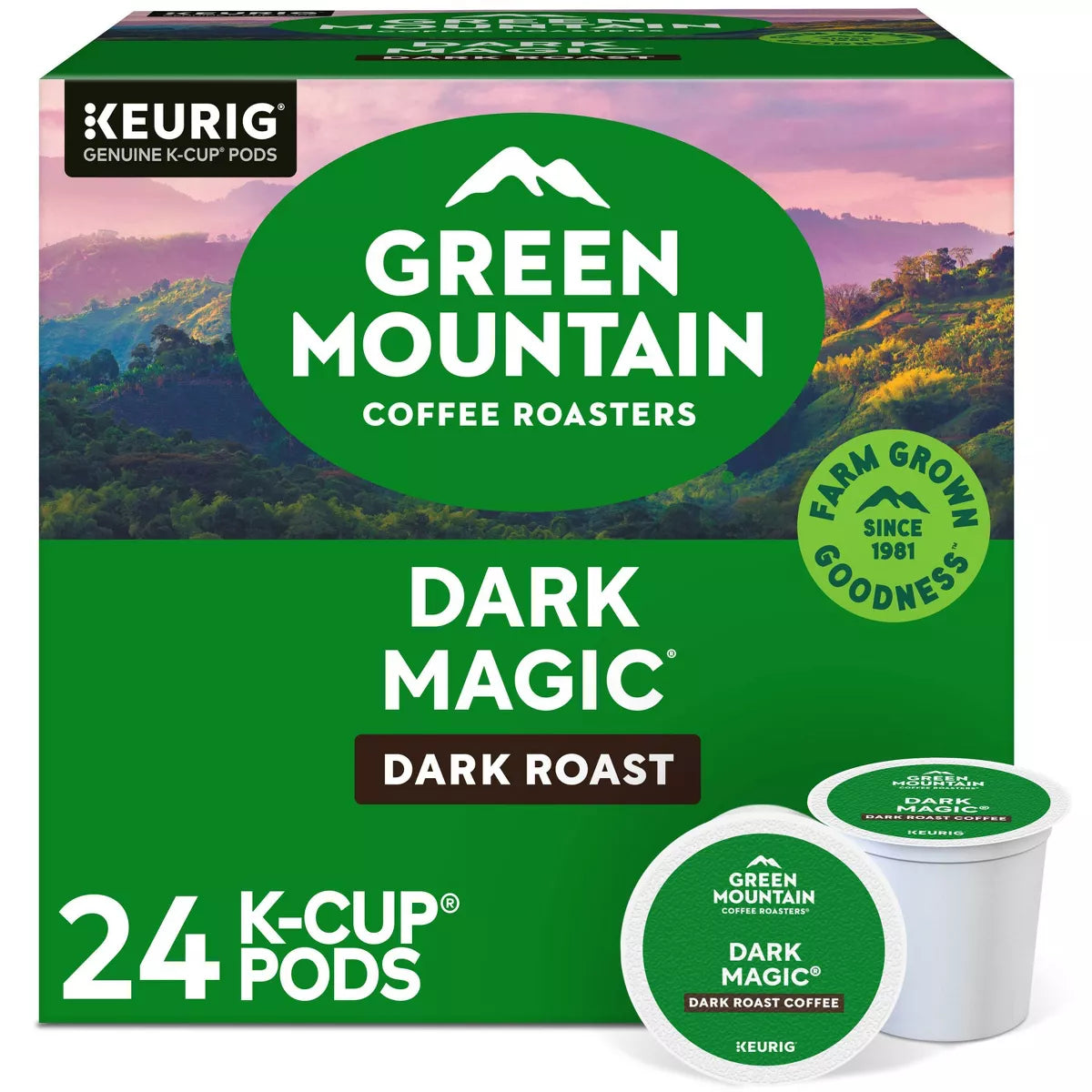 Green Mountain Coffee Dark Magic Dark Roast Coffee Pods