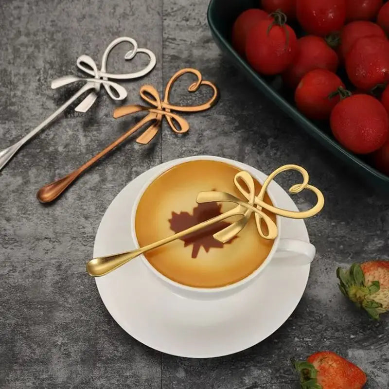 Coffee Spoon Long Handle Flatware Coffee Accessories Tool Kitchen Teaspoons Tableware Coffee Scoops Coffeeware
