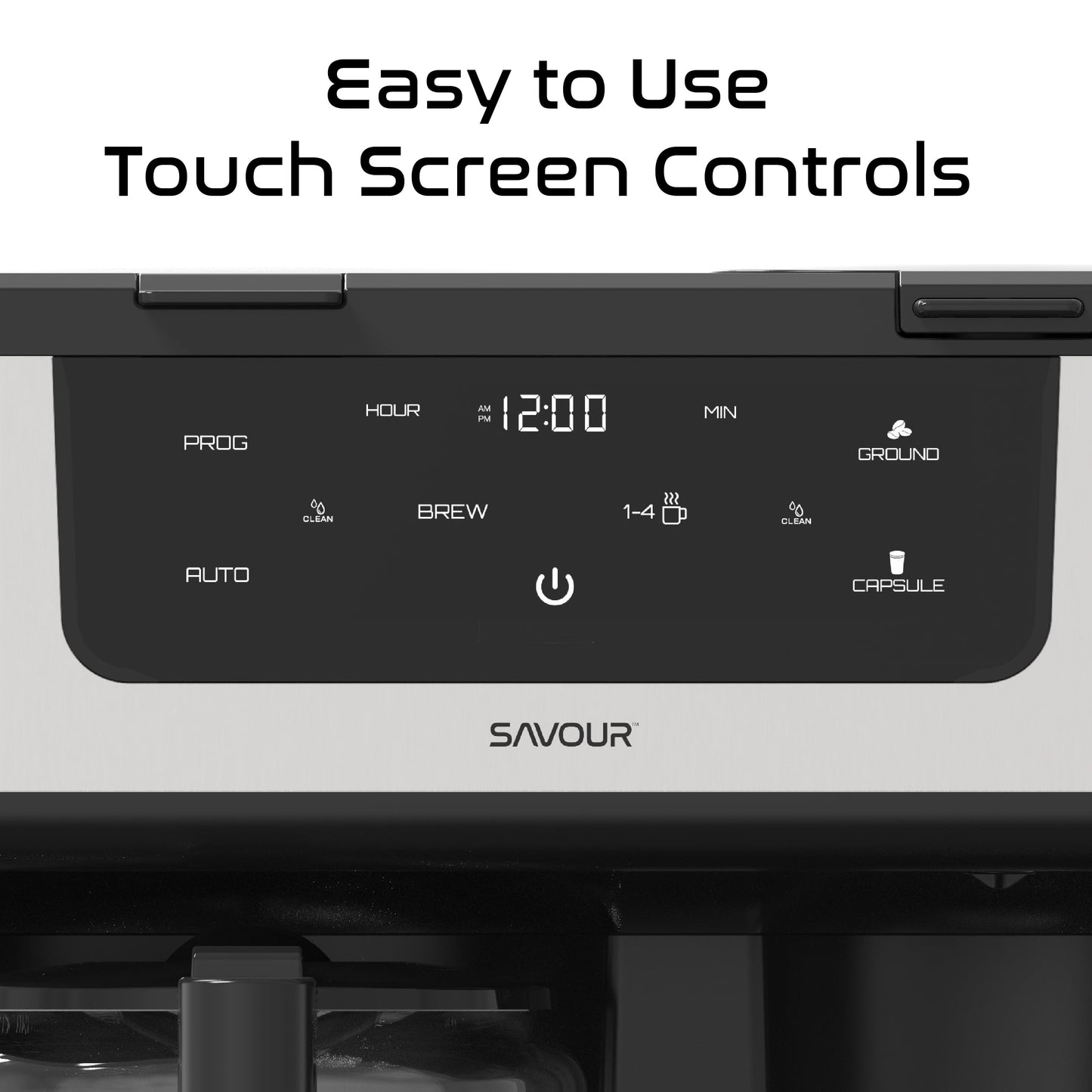 Dual Coffee Maker, Programmable 12-Cup Coffee Pot & Single Serve Coffee Machine