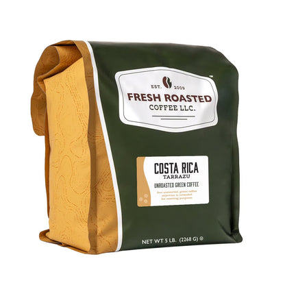 , Unroasted Costa Rican Tarrazu Coffee Beans, 80 Oz