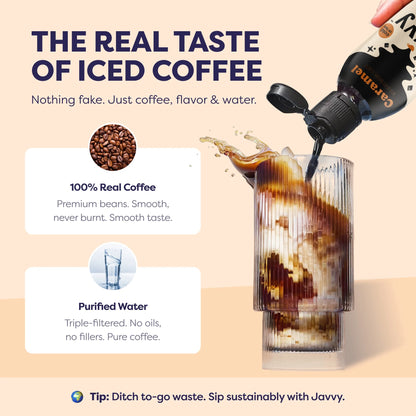 Cold Brew Caramel Liquid Concentrate, Iced Coffee & Cold Brew Drinks