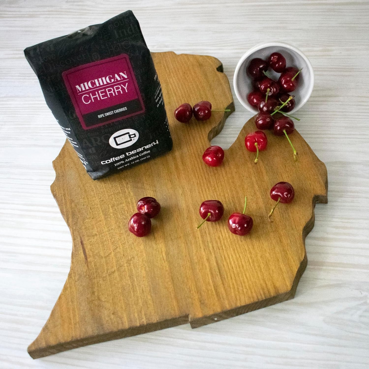 Michigan Cherry Flavored Coffee by  | 12Oz Specialty Medium Roast Whole Bean