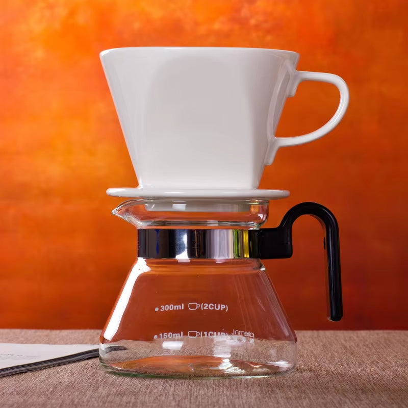 Ceramics Coffee Filter Cup Holder Pour over Espresso Coffee Dripper Coffee Baskets Percolator Reusable Cups Coffee Accessories