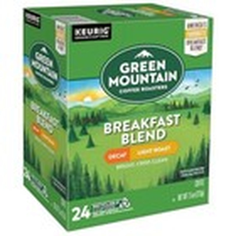 Green Mountain Coffee Roasters Breakfast Blend Decaf Coffee, Keurig Si