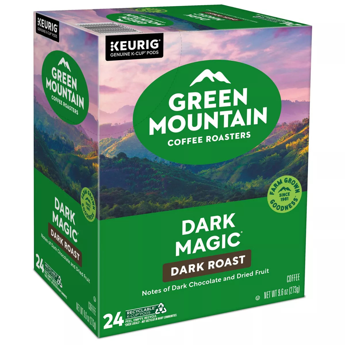 Green Mountain Coffee Dark Magic Dark Roast Coffee Pods