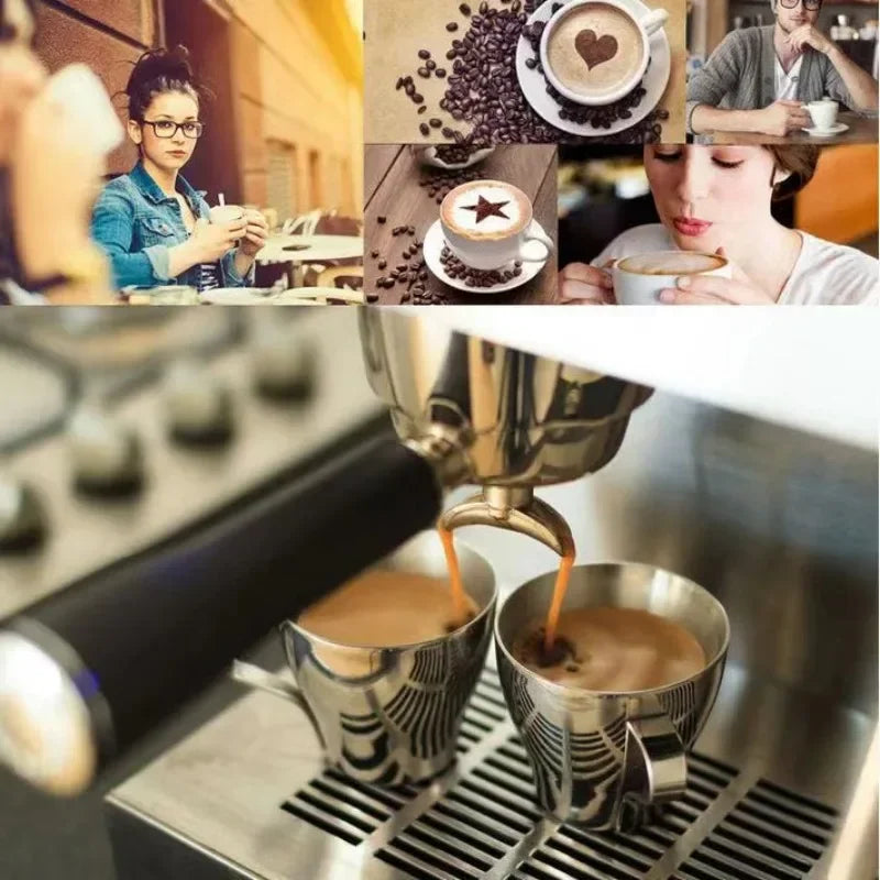Stainless Steel Coffee Pattern Mold Thick Coffee Foam Spraying Tool Mold Coffee Decoration Coffee Accessories Decoration Tool