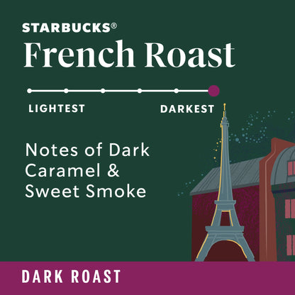 Starbucks via Instant French Roast, Instant Coffee, Dark Roast Coffee, 8 Packets