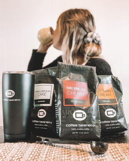 Michigan Cherry Flavored Coffee by  | 12Oz Specialty Medium Roast Whole Bean