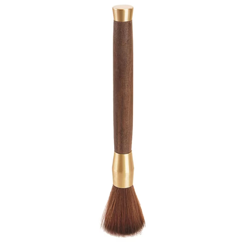 Elegant Wood Coffee Grinder Brush - Essential Kitchen Tool for Perfect Coffee Cleaning and Powder Management