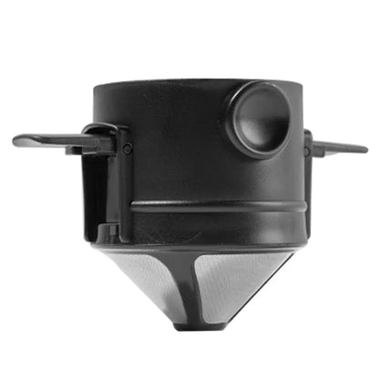 Experience the Perfect Brew Anywhere with Our Foldable Portable Coffee Filter - Eco-Friendly Stainless Steel Dripper for Drip Coffee and Tea