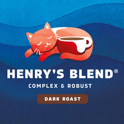 Seattle’S Best Coffee, Henry'S Blend, Dark Roast, Ground Coffee, 100% Arabica, 12 Oz