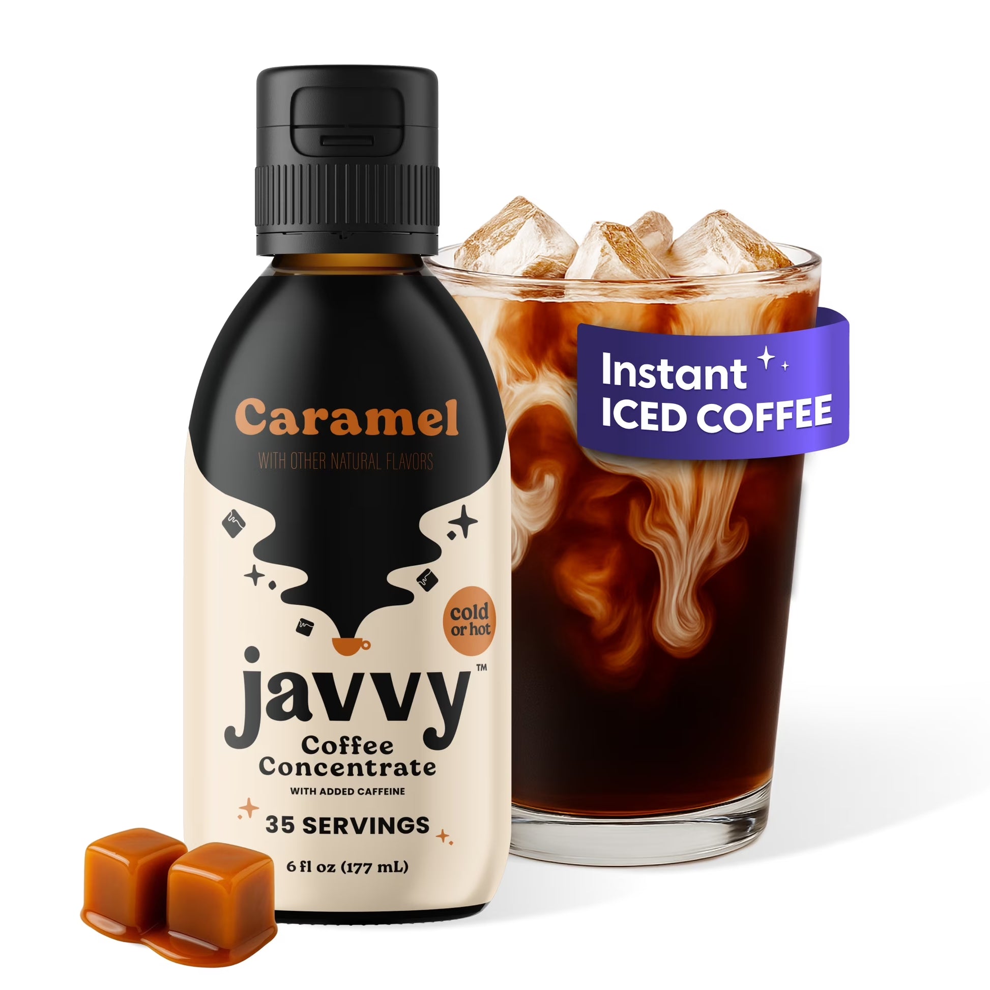 Cold Brew Caramel Liquid Concentrate, Iced Coffee & Cold Brew Drinks