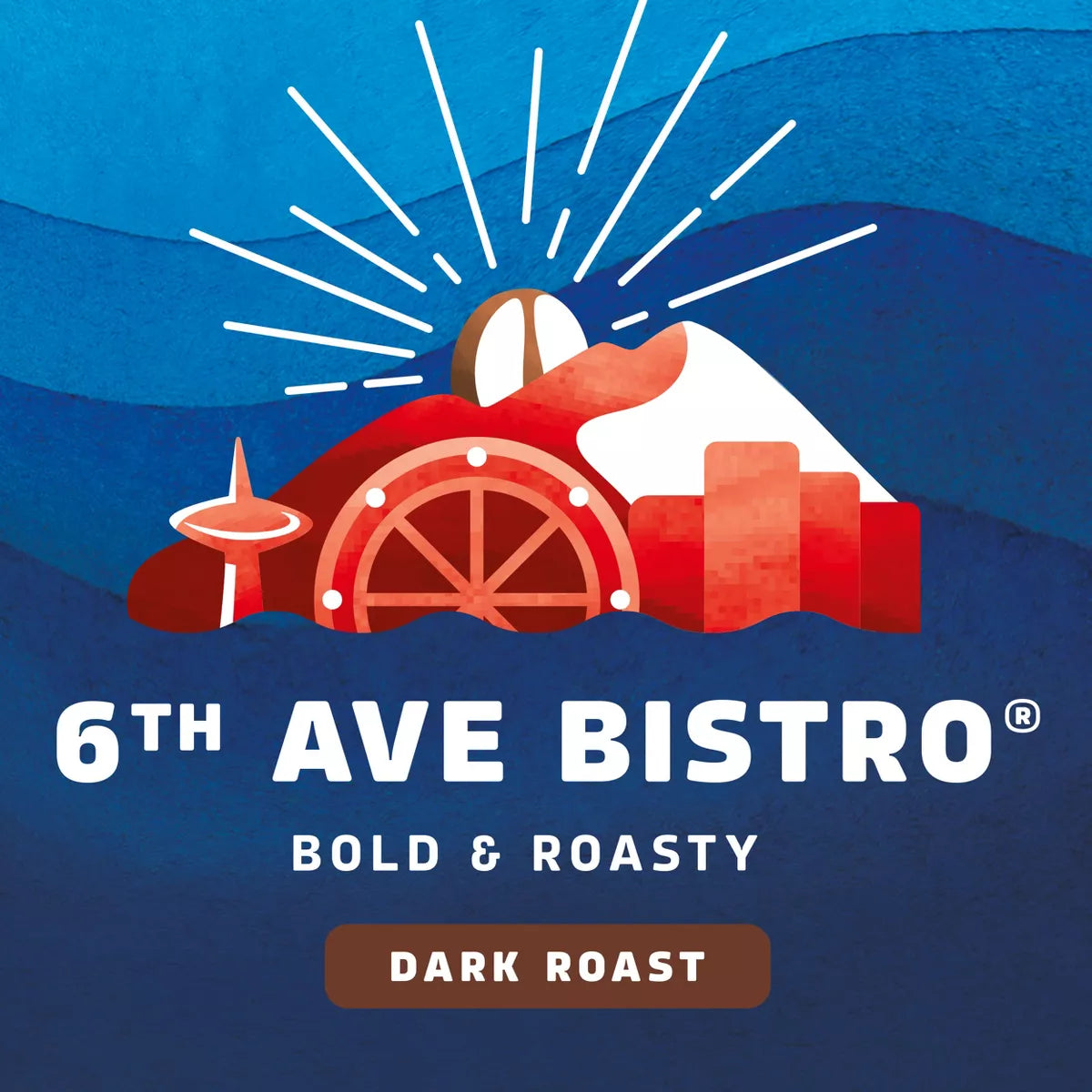 Seattle'S Best Coffee Organic 6Th Avenue Bristo Dark Roast Ground Coffee - 10Oz