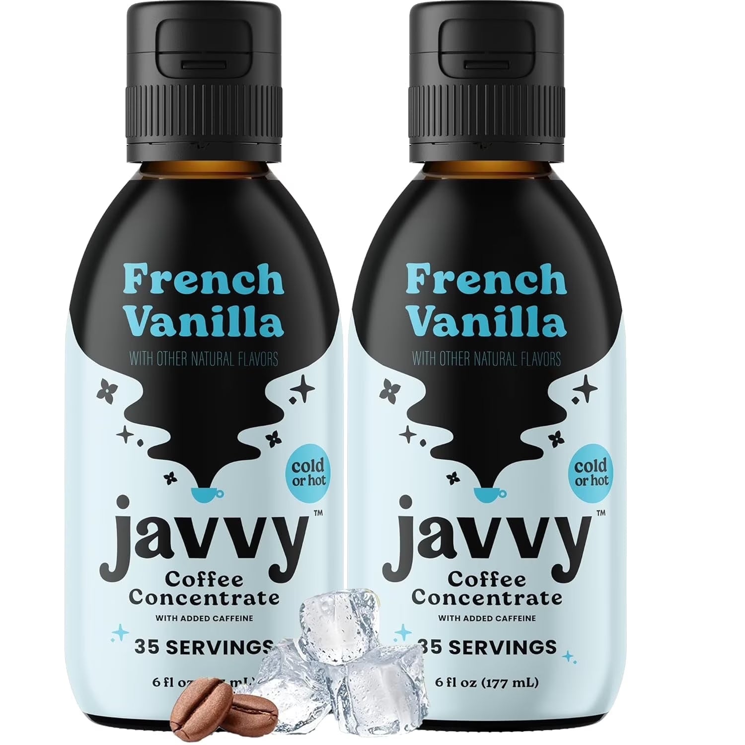 Cold Brew Iced Coffee Concentrate, 2 Pack Vanilla, Arabica Coffee Beverages, 35X Liquid Coffee Concentrate, Instant Coffee Alternative, Concentrated Ice Coffee Drinks & Cold-Brew, Coffee Gifts