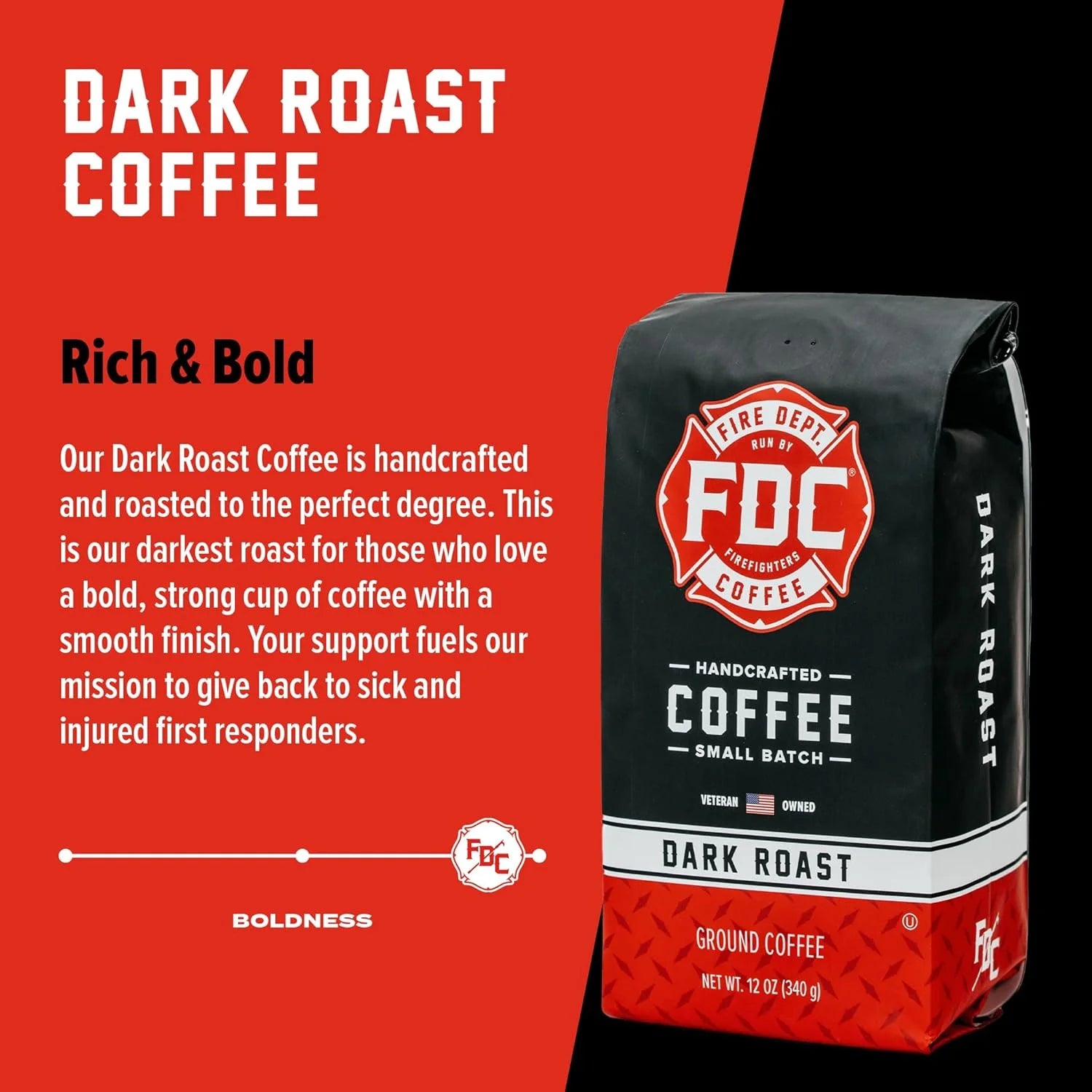 Original Dark Roast Premium Whole Bean Coffee, 12 Oz