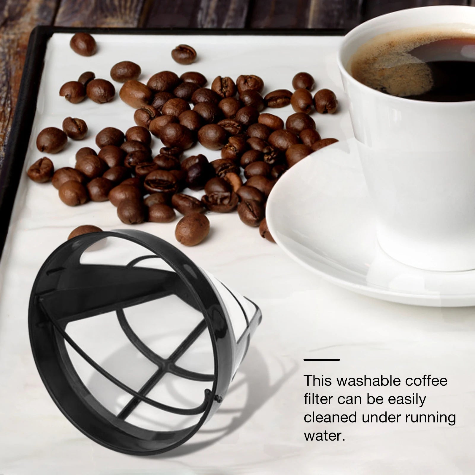 Reusable Coffee Filters Coffee Brewing Kit Drip Filter Household Coffee Filter Cup Hand Brew Set Coffee Accessories
