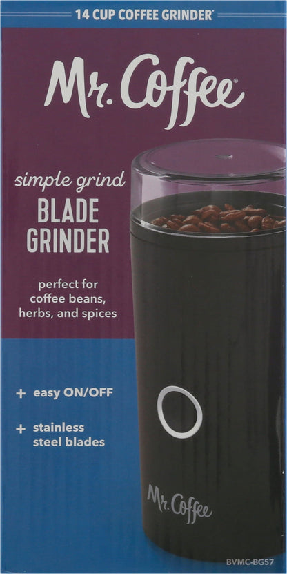 Simple Grind 14 Cup Coffee Grinder, Black