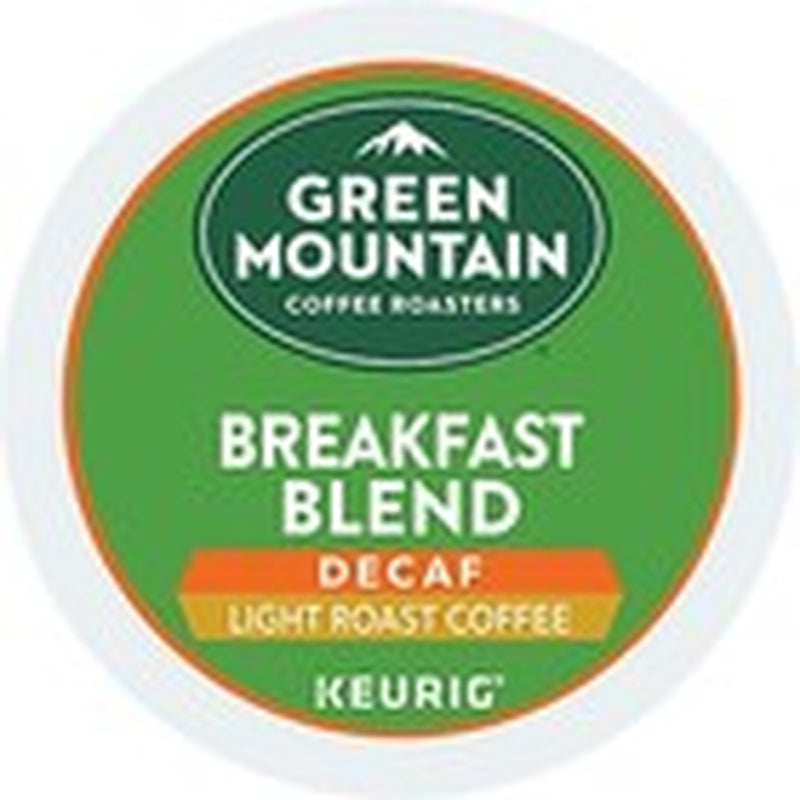 Green Mountain Coffee Roasters Breakfast Blend Decaf Coffee, Keurig Si