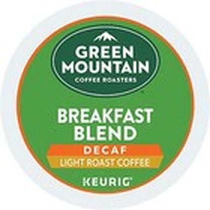 Green Mountain Coffee Roasters Breakfast Blend Decaf Coffee, Keurig Si