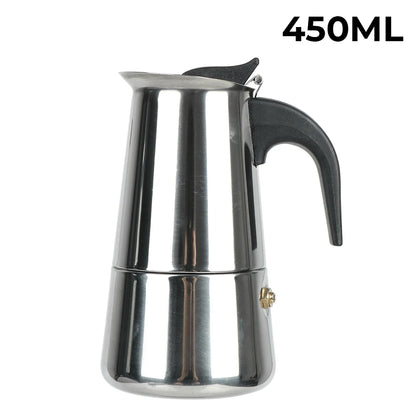 Mocha Espresso Latte Stovetop Filter Stainless Steel Coffee Pot for Barista Moka Coffee Maker Coffee Maker Pot Coffee Pot