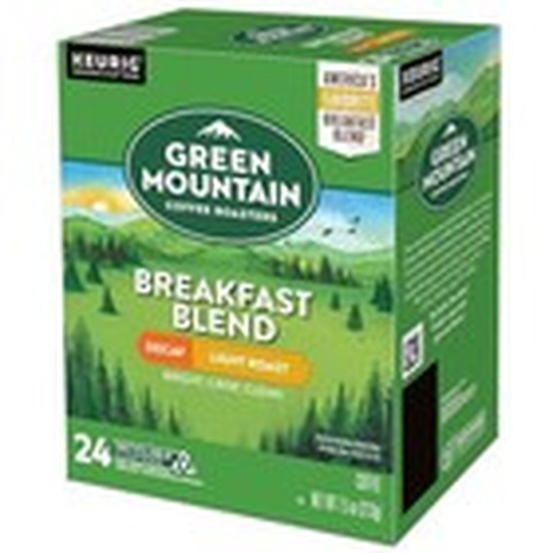 Green Mountain Coffee Roasters Breakfast Blend Decaf Coffee, Keurig Si