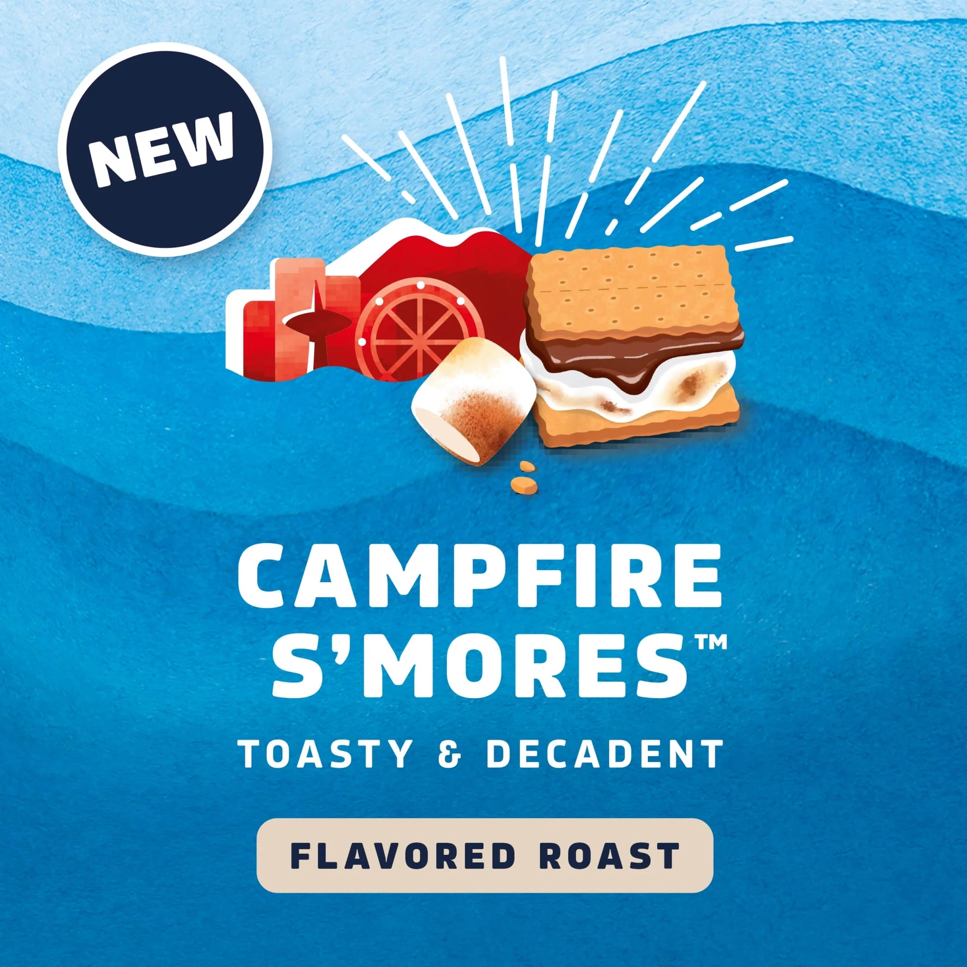 Seattle’S Best Coffee, Campfire S'Mores, Flavored Roast Ground Coffee, 100% Arabica, 11 Oz