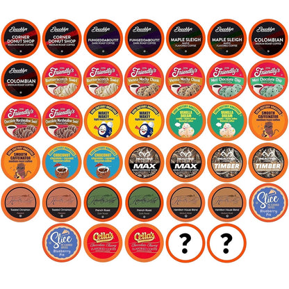 Mega Coffee Lovers Pods, Compatible with 2.0 Keurig K Cup Brewers Pods, Mega Coffee, 40 Count