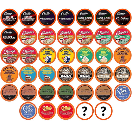Mega Coffee Lovers Pods, Compatible with 2.0 Keurig K Cup Brewers Pods, Mega Coffee, 40 Count