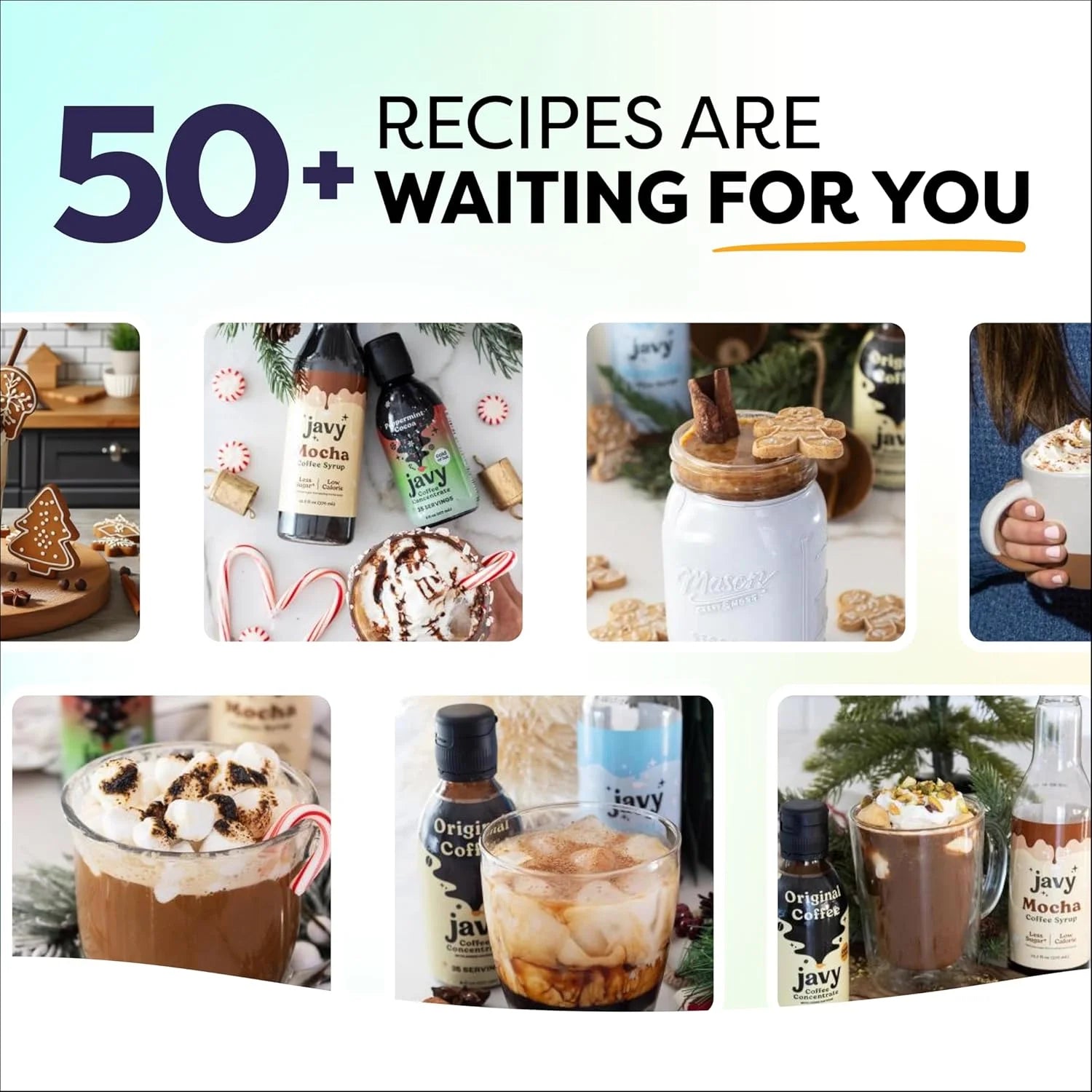 Javy Cold Brew Coffee Concentrate Bundle, 2 Flavor Original & Caramel Coffee Variety Pack, Ice & Cold Coffee Drinks in Seconds, Coffee Gifts, 12 Ounces
