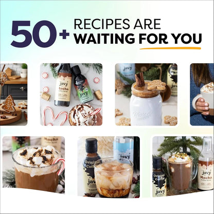 Javy Cold Brew Coffee Concentrate Bundle, 2 Flavor Original & Caramel Coffee Variety Pack, Ice & Cold Coffee Drinks in Seconds, Coffee Gifts, 12 Ounces