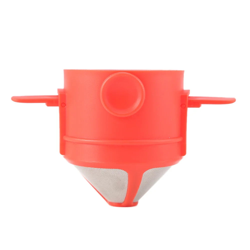 Experience the Perfect Brew Anywhere with Our Foldable Portable Coffee Filter - Eco-Friendly Stainless Steel Dripper for Drip Coffee and Tea