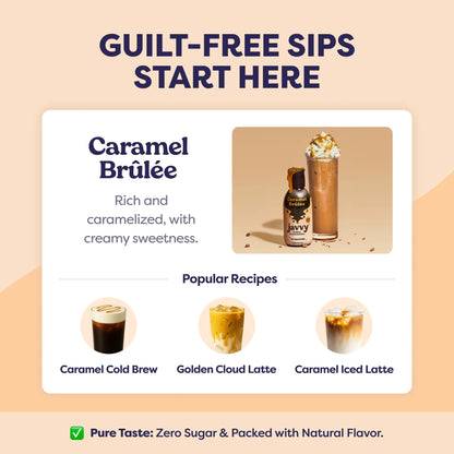Coffee Concentrate - Cold Brew Coffee, Perfect for Instant Iced Coffee, Cold Brewed Coffee and Hot Coffee, 35 Servings - Caramel Brulee
