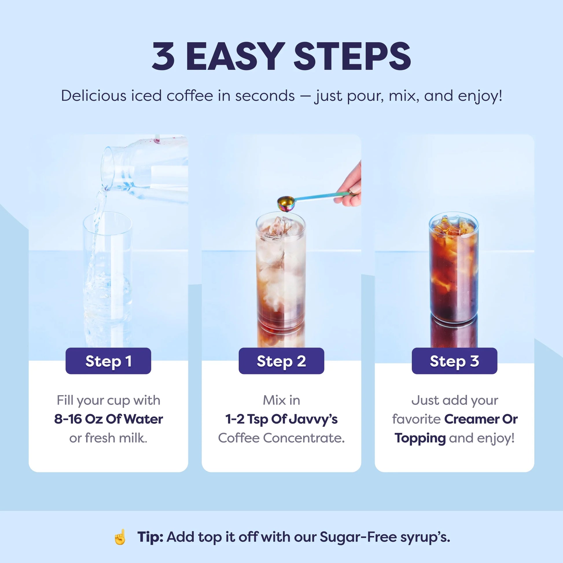 Javvy Coffee Concentrate - Cold Brew Coffee, Perfect for Instant Iced Coffee, Cold Brewed Coffee and Hot Coffee, 35 Servings - Cookies N’ Cream