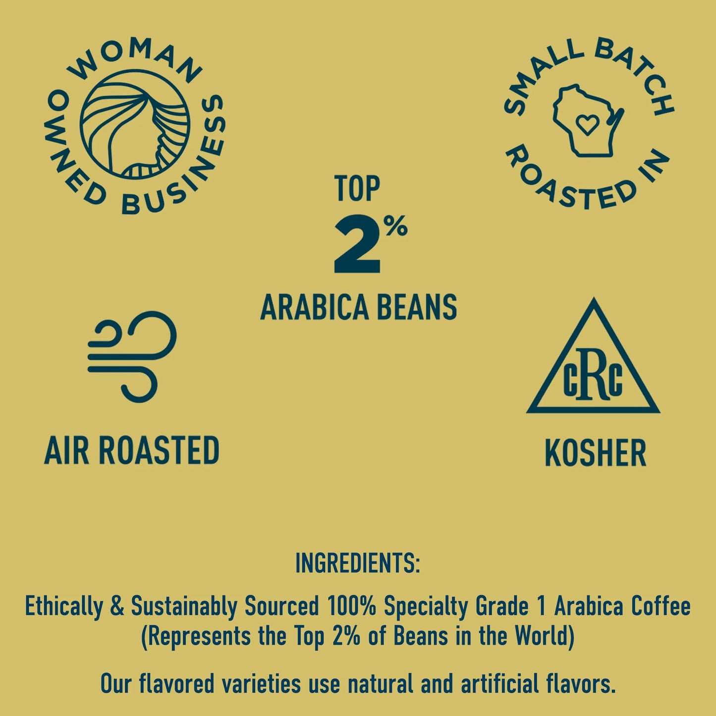 Door County Coffee Heavenly Caramel DECAF, Caramel Flavored Specialty Coffee, Caramel Flavored Coffee, Decaf, Medium Roast, Ground, 10Oz Bag