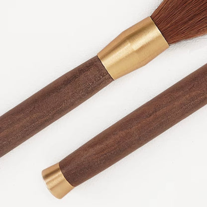 Elegant Wood Coffee Grinder Brush - Essential Kitchen Tool for Perfect Coffee Cleaning and Powder Management