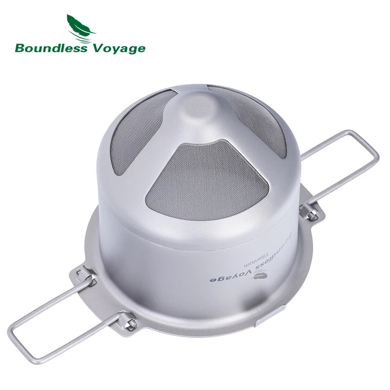Titanium Reusable Coffee Filter Paperless Coffee Filter Metal Coffee Filter Pour over Coffee Maker Ti6002P